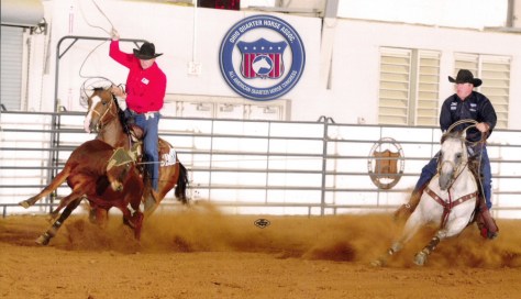 A Big CONGRATS to Coyote Rock and Im A Tuff Bueno for their AQHA Heading win at the Quarter Horse Congress!